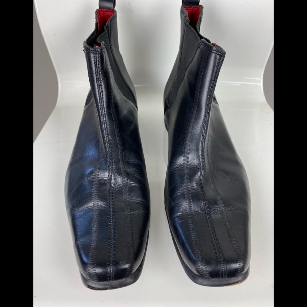 Ben Sherman Pull On Ankle Men’s Black Boots Sz 10